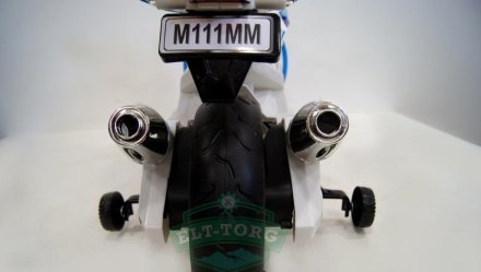 Электромобиль RiverToys MOTO M111MM-white