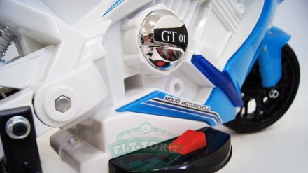 Электромобиль RiverToys MOTO M111MM-white