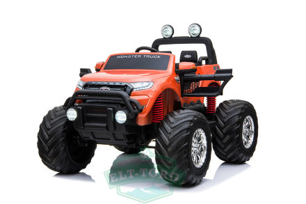 Детский электромобиль FORD RANGER MONSTER TRUCK 4WD DK-MT550 оранжевый