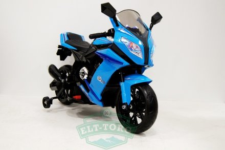 Электромобиль RiverToys MOTO M111MM-BLACK-BLUE
