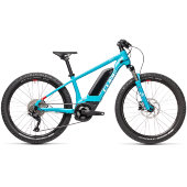 Компактный электровелосипед двухподвес CUBE 2021 ACID 240 HYBRID Rookie SL 400 petrol´n´white