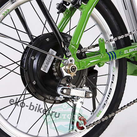 Электровелосипед Elbike Galant Standart 350W Двухцветный зеленый Электровелосипед Elbike Galant Standart 350W Двухцветный зеленый