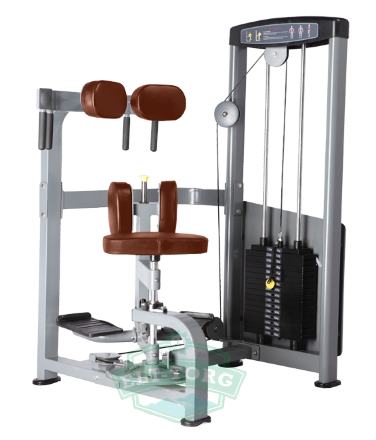 BRONZE GYM D-011 Торс-машина (КОРИЧНЕВЫЙ)