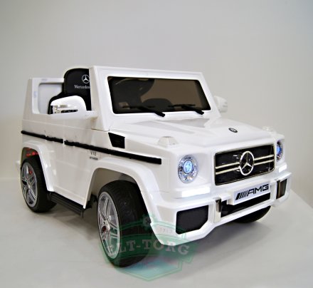 Электромобиль RiverToys Mercedes-Benz G65-WHITE-LS528