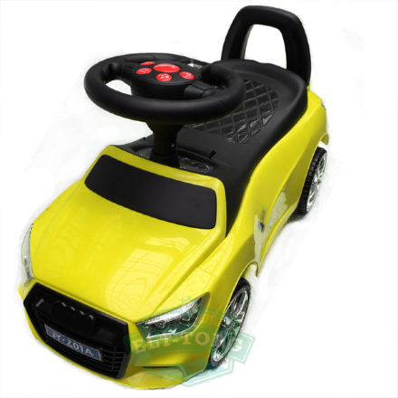 Электромобиль Rivertoys Толокар AUDI JY-Z01A-YELLOW