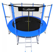 Батут i-JUMP CLASSIC 8ft 2,44м с нижней сетью и лестницей (blue) Батут i-JUMP CLASSIC 8ft 2,44м с нижней сетью и лестницей (blue)