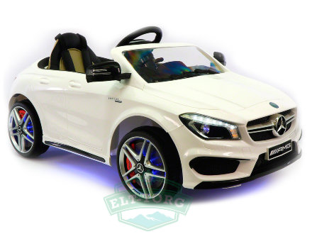 Детский электромобиль River Toys Mercedes-Benz CLA45 60 W Белый