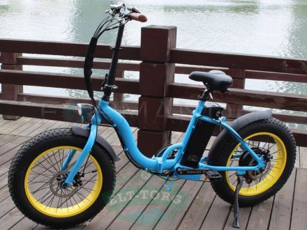 Электровелосипед El-sport bike TDN-01 500W голубой