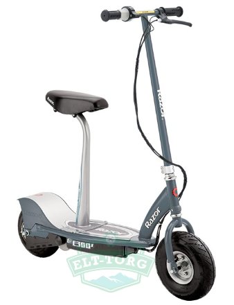 Электросамокат Razor E300S 250W Серый с сиденьем