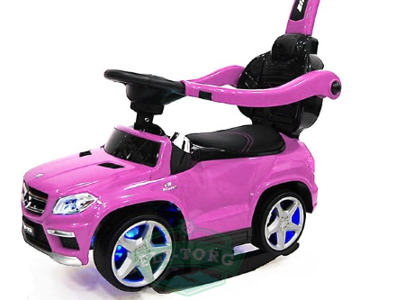 Электромобиль RiverToys Толокар Mercedes-Benz GL63 A888AA-H PINK