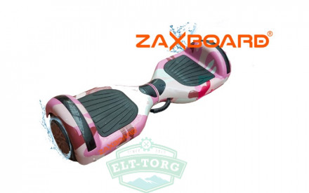 Гироскутер ZAXBOARD ZX-5 Милитари розовый Гироскутер ZAXBOARD ZX-5 Милитари розовый