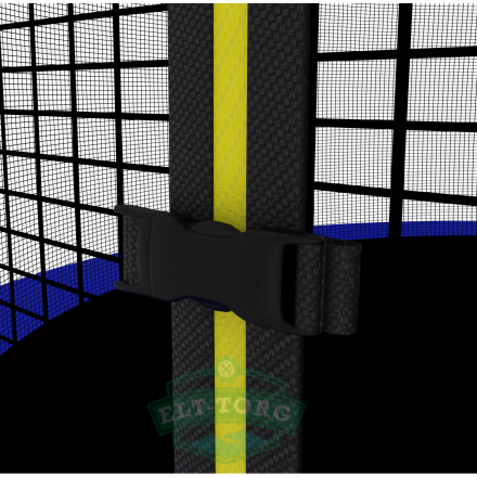 Батут i-JUMP Elegant 12ft 3,66м с нижней сетью и лестницей (blue) Батут i-JUMP Elegant 12ft 3,66м с нижней сетью и лестницей (blue)