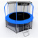 Батут i-JUMP Elegant 14ft 4,27м с нижней сетью и лестницей (blue) Батут i-JUMP Elegant 14ft 4,27м с нижней сетью и лестницей (blue)