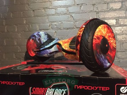Гироскутер Smart Balance SUV 10.5 Premium Красно Синий Огонь