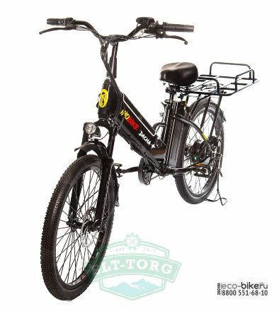 Электровелосипед черный InoBike Dacha Plus