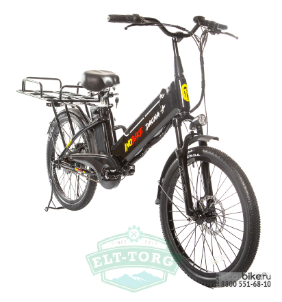 Электровелосипед черный InoBike Dacha Plus