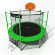 Батут i-JUMP BASKET 8ft 2.44м с нижней сетью и лестницей (green) Батут i-JUMP BASKET 8ft 2.44м с нижней сетью и лестницей (green)