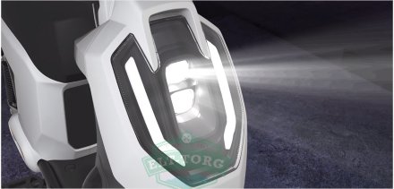 Электрический скутер Doohan iDou 350w BOSCH 16Ah Белый Электрический скутер Doohan iDou 350w BOSCH 16Ah Белый