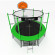 Батут i-JUMP BASKET 14ft 4,27м с нижней сетью и лестницей (green) Батут i-JUMP BASKET 14ft 4,27м с нижней сетью и лестницей (green)