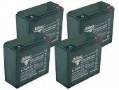Комплект тяговых гелевых аккумуляторов RuTrike 6-DZM-20 (48V20A/H C2) Комплект тяговых гелевых аккумуляторов RuTrike 6-DZM-20 (48V20A/H C2)