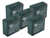 Комплект тяговых гелевых аккумуляторов RuTrike 6-DZM-20 (60V20A/H C2) Комплект тяговых гелевых аккумуляторов RuTrike 6-DZM-20 (60V20A/H C2)