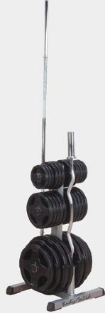 Подставка для олимпийских дисков и грифов--Body Solid GOWT Подставка для олимпийских дисков и грифов--Body Solid GOWT