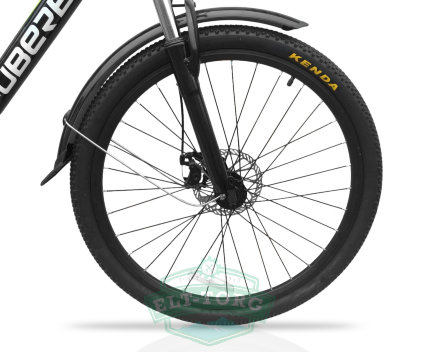 Электровелосипед двухподвес UBERBIKE H26 white