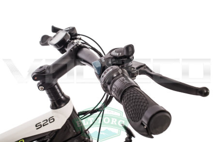 Электровелосипед двухподвес UBERBIKE H26 white