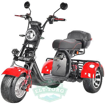 Трехколесный электроскутер Citycoco WS-PRO+ TRIKE 3000W