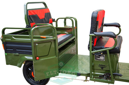 Грузовая электрическая тележка Rutrike Вояж-П 1200 Трансформер 60V800W