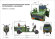 Грузовая электрическая тележка Rutrike Вояж-П 1200 Трансформер 60V800W