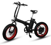 Электровелосипед CYBERBIKE FAT 350W красный/черный
