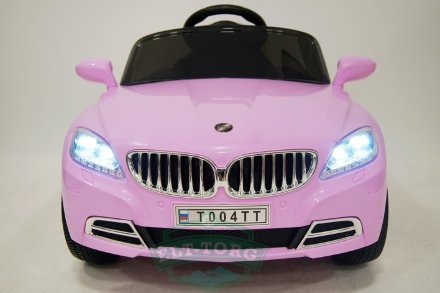 Электромобиль RiverToys BMW T004TT-pink