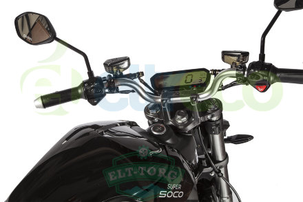 Электромотоцикл Soco Super TS 1950w серебристый Электромотоцикл Soco Super TS 1950w серебристый