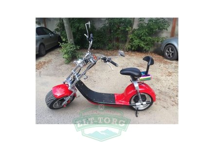 Электроскутер Citycoco Harley Красный original