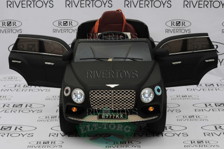 Детский электромобиль BENTLEY E777KX черный матовый