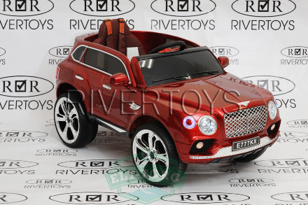 Детский электромобиль BENTLEY E777KX вишневый глянец Детский электромобиль BENTLEY E777KX вишневый глянец