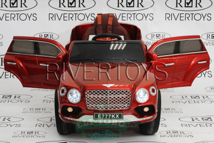 Детский электромобиль BENTLEY E777KX вишневый глянец Детский электромобиль BENTLEY E777KX вишневый глянец