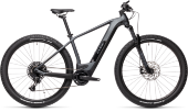 Компактный горный электровелосипед CUBE 2021 REACTION HYBRID SL 625 29  iridium´n´black 