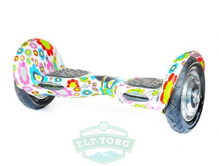 Гироскутер Ruswheel Десятка 700W (цветы)
