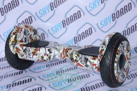 Гироскутер SkyBoard SUV APP 10,5 Черепа