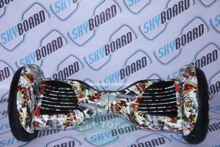 Гироскутер SkyBoard SUV APP 10,5 Черепа