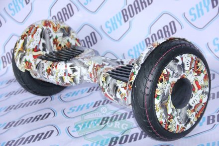 Гироскутер SkyBoard SUV APP 10,5 Черепа