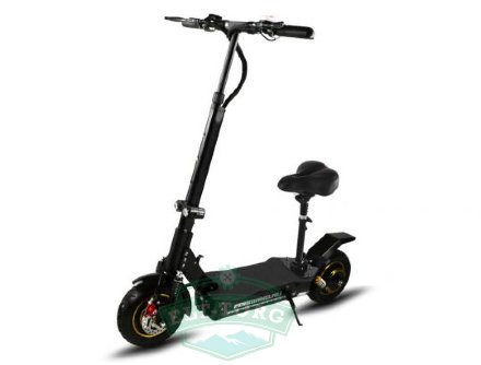 Электросамокат для пожилых EL-Sport Black Dragon Double Drive 2000W с сиденьем Электросамокат для пожилых EL-Sport Black Dragon Double Drive 2000W с сиденьем