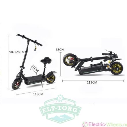 Электросамокат для инвалидов EL-Sport Red Dragon double drive 2000W (52w/28ah) Электросамокат для инвалидов EL-Sport Red Dragon double drive 2000W (52w/28ah)