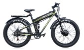 Горный электровелосипед внедорожник UBERBIKE FAT 48V-1000 BLACK Горный электровелосипед внедорожник UBERBIKE FAT 48V-1000 BLACK