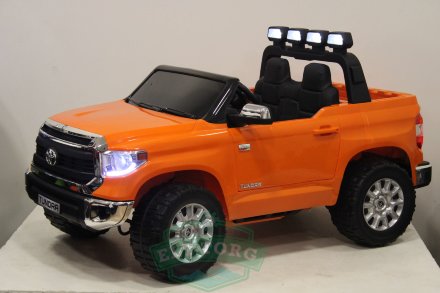 Детский электромобиль TOYOTA TUNDRA JJ2255 оранжевый (ЛИЦЕНЗИОННАЯ МОДЕЛЬ)