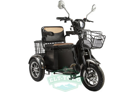 Пассажирский электроцикл Rutrike S1 V2 с большой корзиной