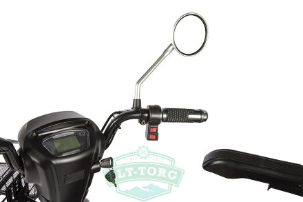 Пассажирский электроцикл Rutrike S1 V2 с большой корзиной
