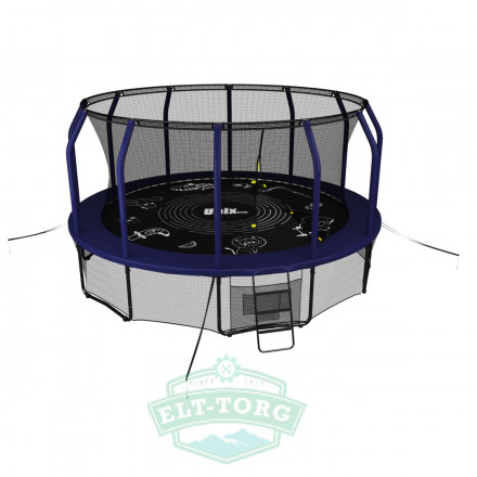 Батут UNIX line SUPREME GAME 12 ft (blue) Батут UNIX line SUPREME GAME 12 ft (blue)